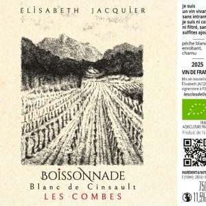 Boissonnade Blanc de Cinsault 2025